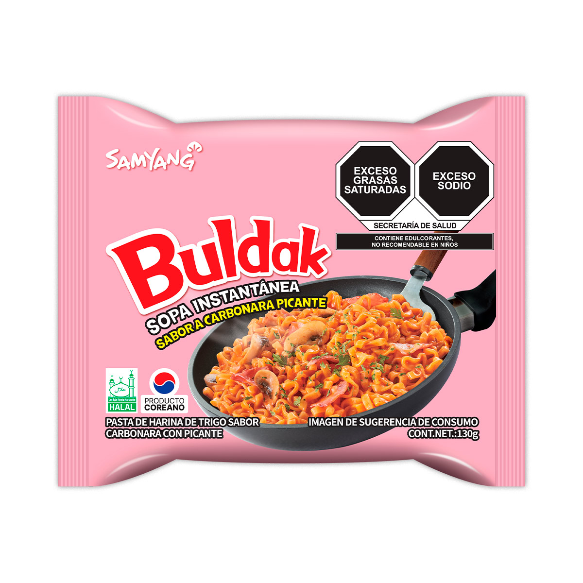 Ramen Picante Carbonara Buldak 140g (20 pzs)