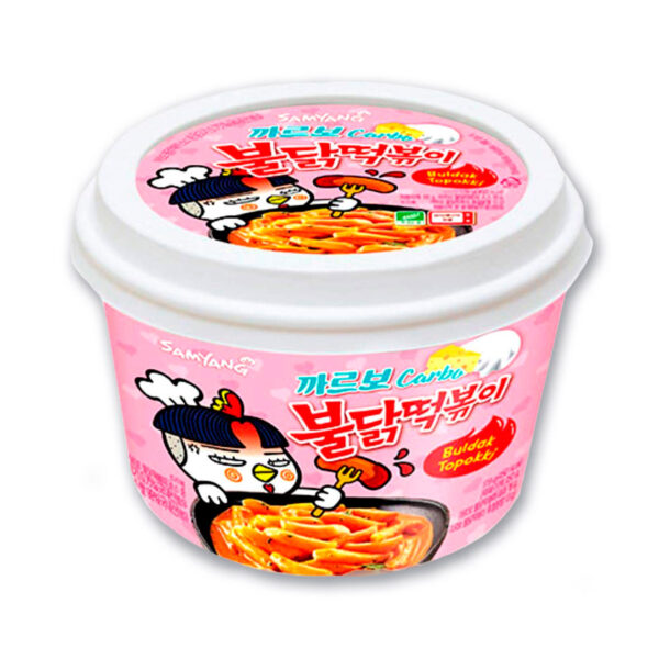 Topokki Picante Carbonara Buldak 179g (16 pzs)
