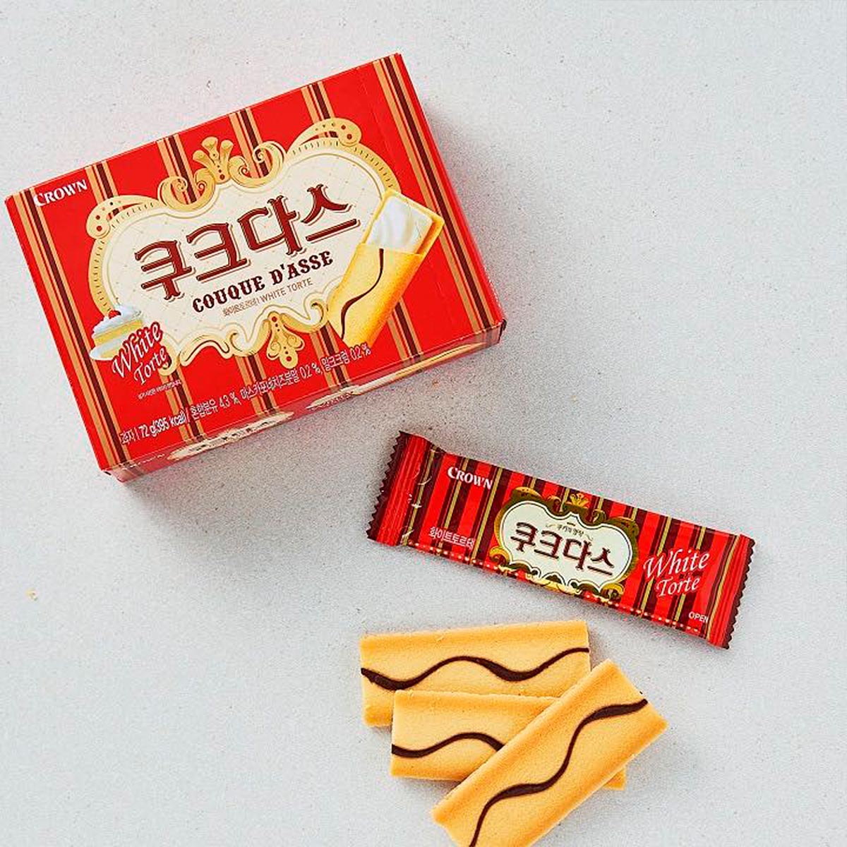 Galletas sabor Leche CROWN 77g (21 pzs)