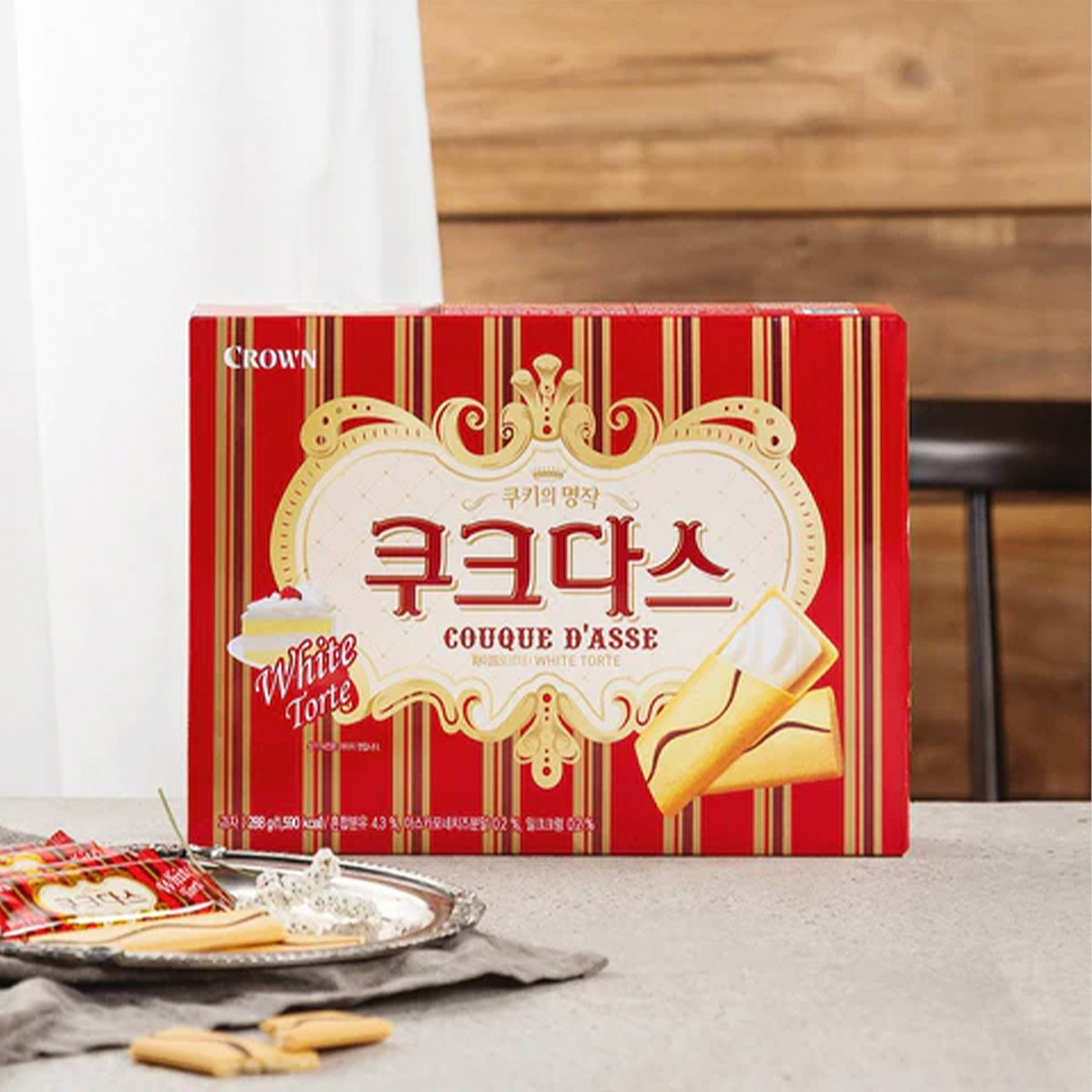 Galletas sabor Leche CROWN 289g (10 pzs)