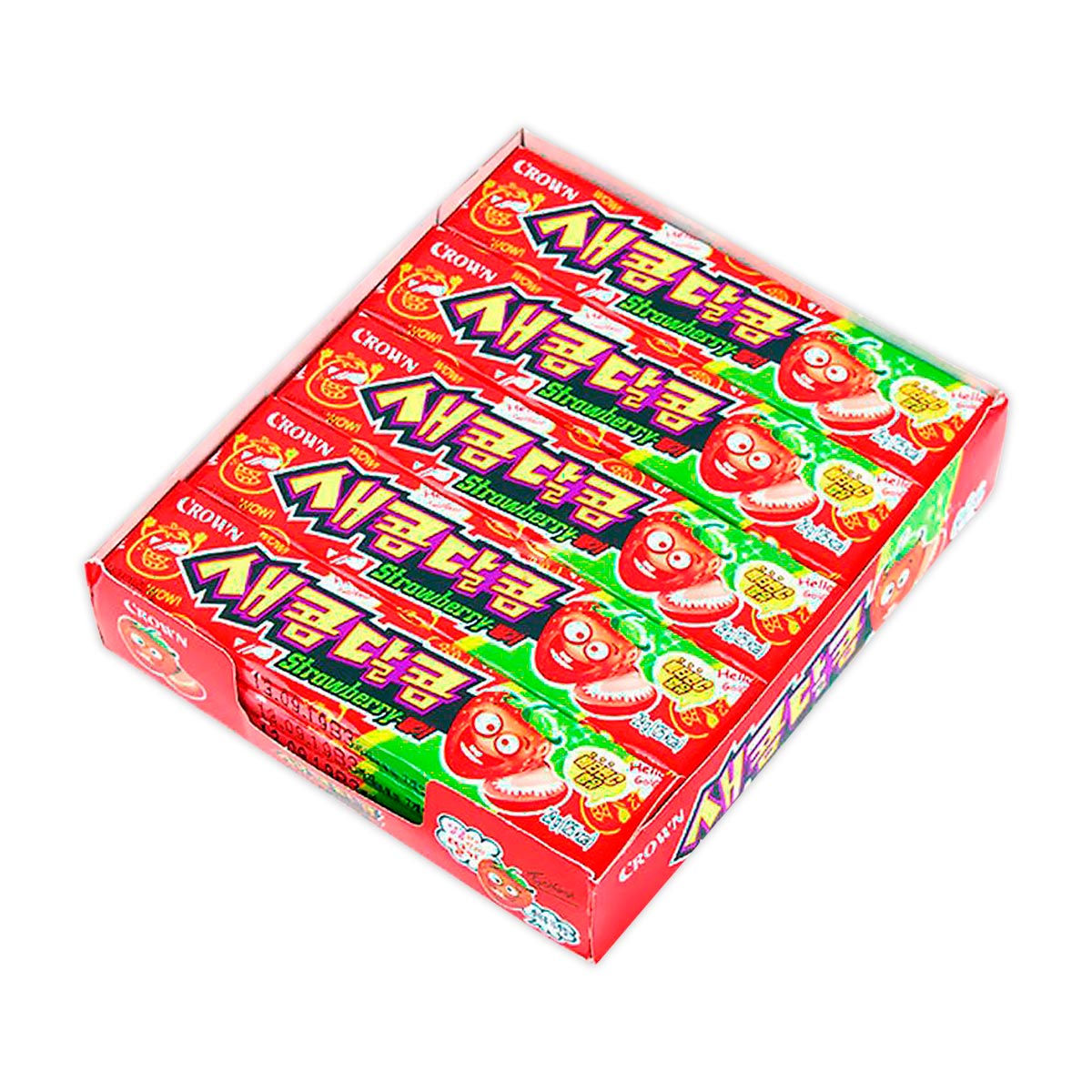 Caramelo Saekom Daikom sabor Fresa CROWN 435g (6 pzs.)