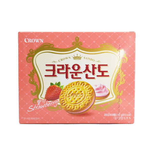 Galletas Sando Sabor Strawberry (12 pzs)
