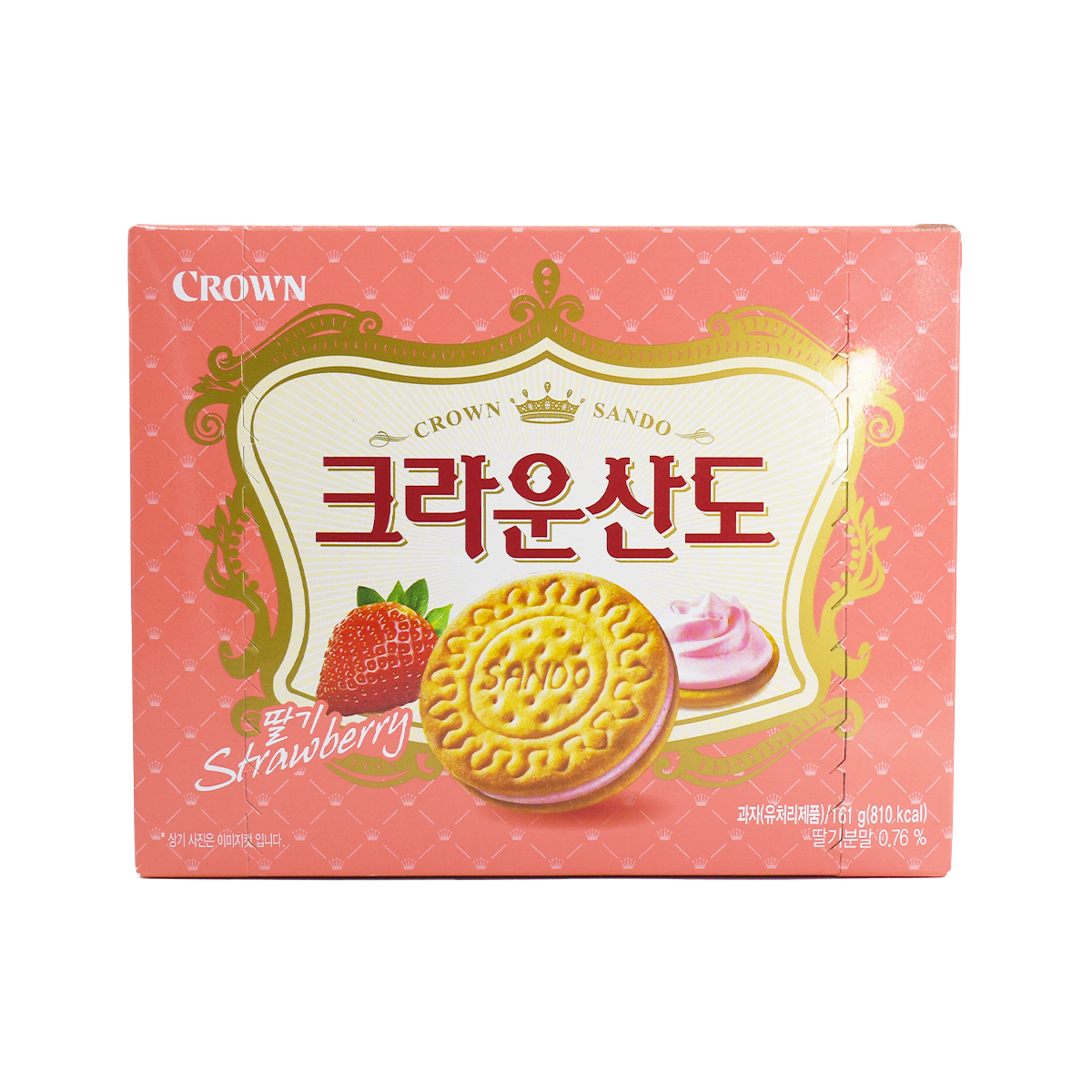 Galletas Sando Sabor Strawberry (12 pzs)