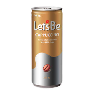 Café Coreano Let's Be Capuchino Lotte 240ml (30 pzs)
