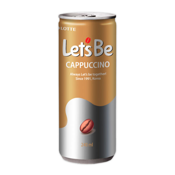 Café Coreano Let's Be Capuchino Lotte 240ml (30 pzs)