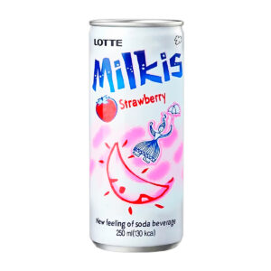 Bebida Coreana Milkis Fresa Lotte 250ml (30 pzs)