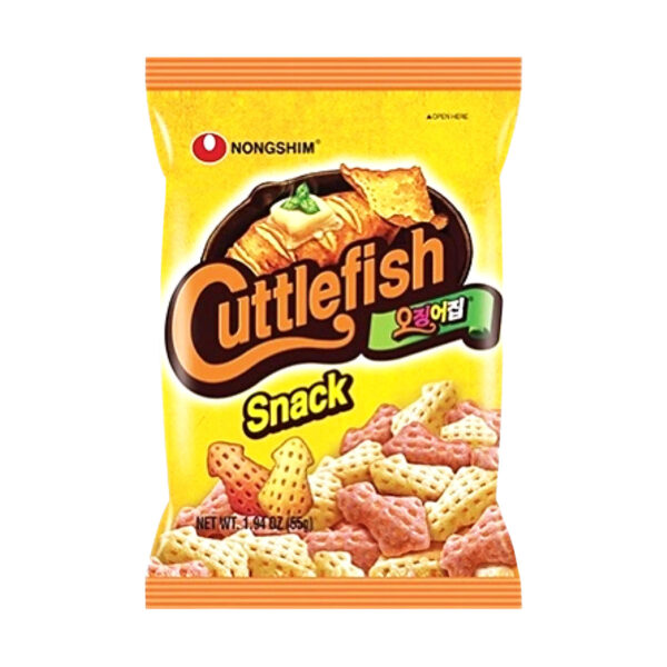Caja Cuttlefish Botana de calamar Nongshim 55g (20 psz)
