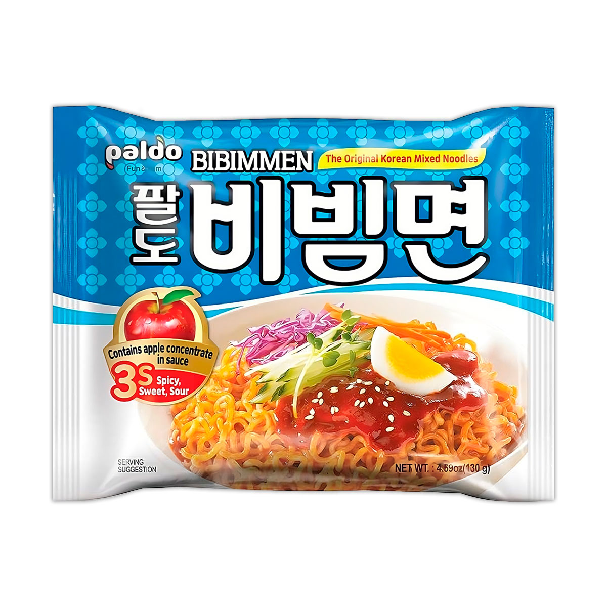 Paldo Bibimmen Ramen Salteado Bolsa 130 g (20 piezas)