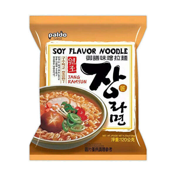 Paldo Jang Ramen Sabor Soya Bolsa 120g (20 pzs)