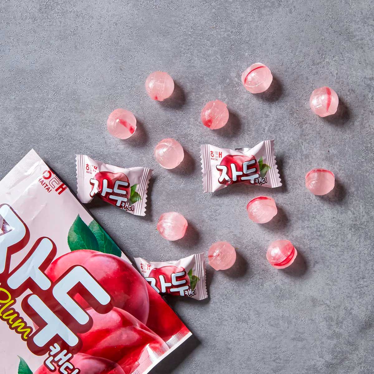 Caramelos sabor Ciruela Haitai 130g (16 pzs)