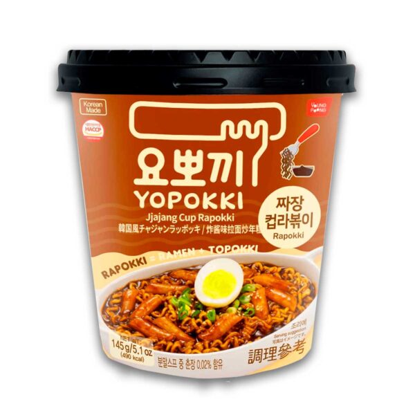 Rapokki Jjajang Yopokki 145g (16 pzs)