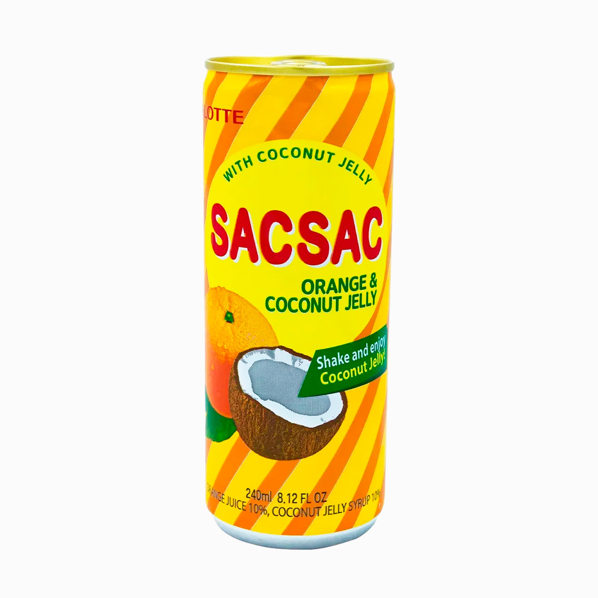 Jugo de Naranja y Coco Sac Sac Lotte 240ml
