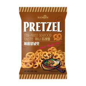 Pretzel Coreano Sabor Mariscos Samjin 70g (24 pzs)