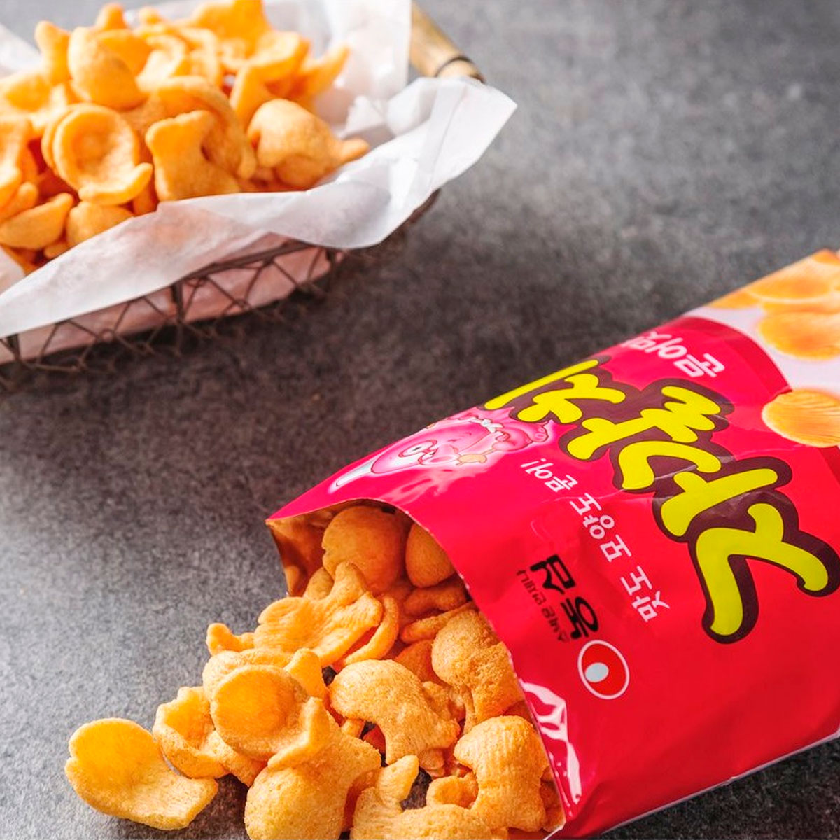 Tako Chips Botana de Mariscos Nongshim 60g (20 pzs)