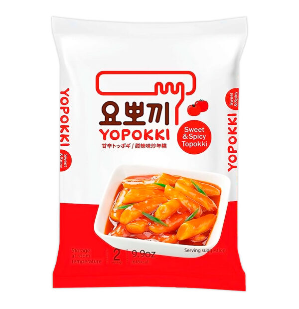 Topokki Original Dulce y Picante Yopokki 280g (24 pzs)
