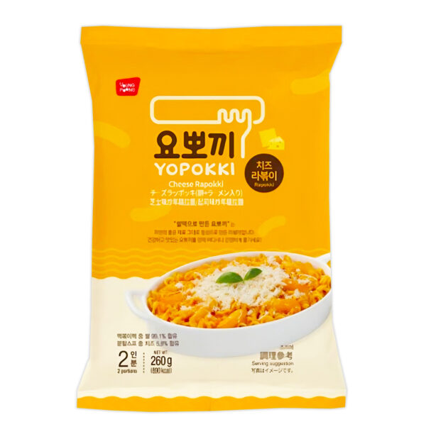 Rapokki de Queso Yopokki 260g (20 pzs)