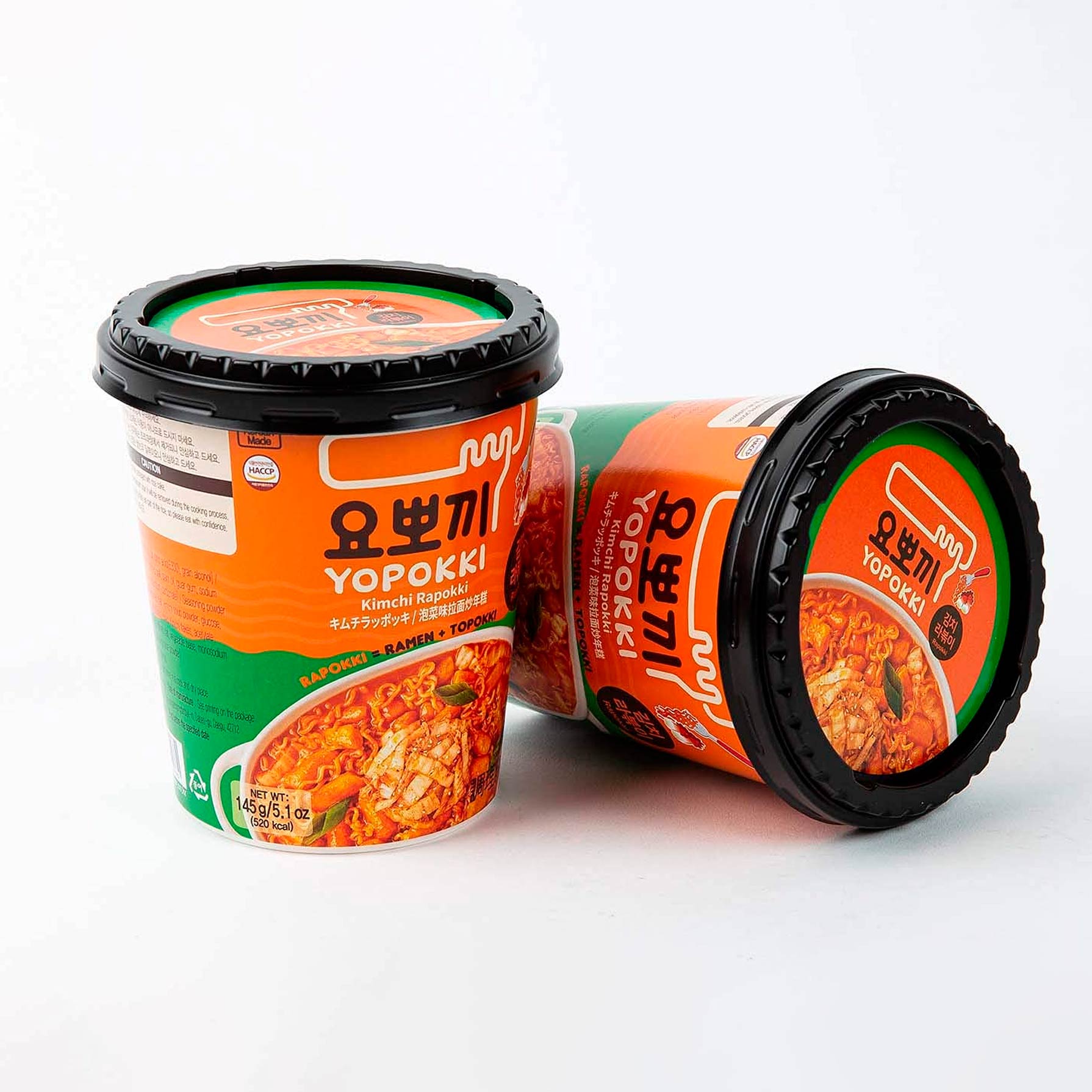Rapokki con Kimchi Yopokki 145g (16 pzs)