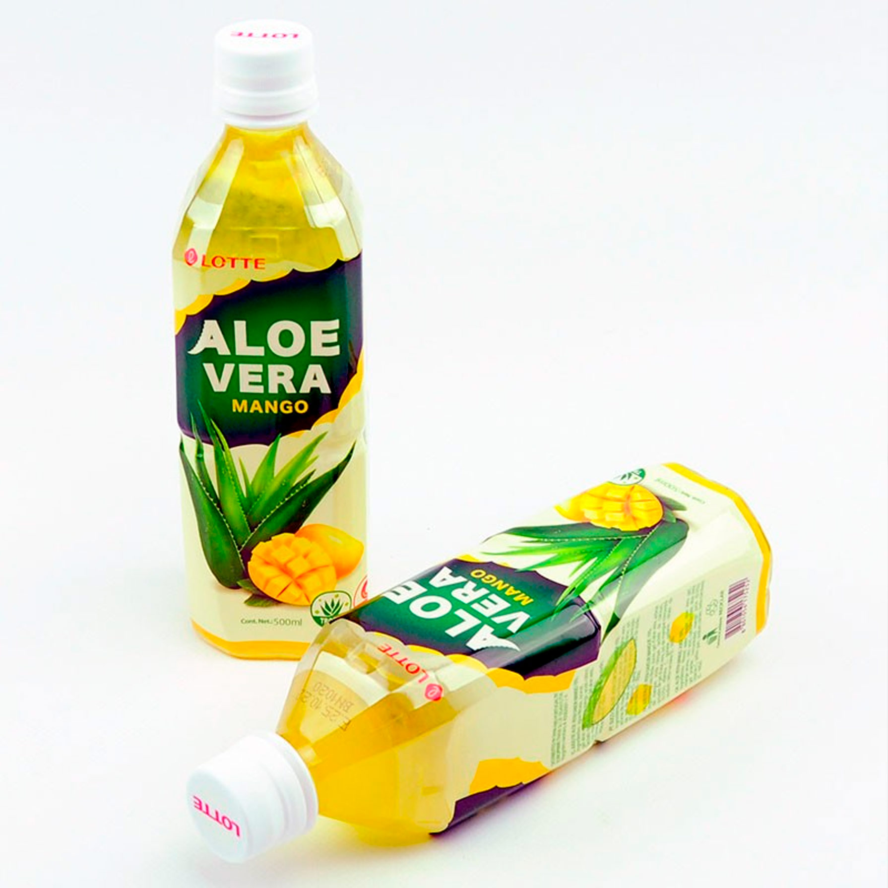 Aloe Vera Mango Lotte 500ml (20 pzs.)