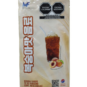 Bebida sabor Té de Durazno MEGAFOOD Bolsa 230 ml (10 pzs)