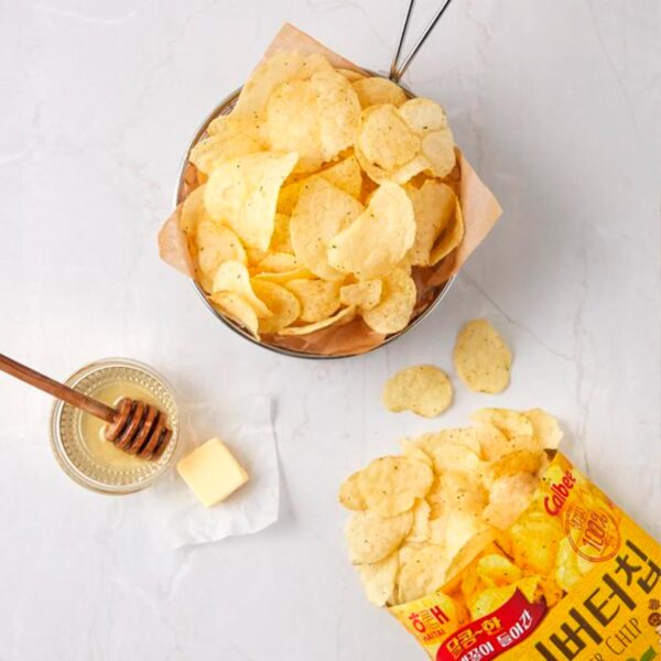 Papas sabor Mantequilla y Miel Haitai 60g (16 psz)