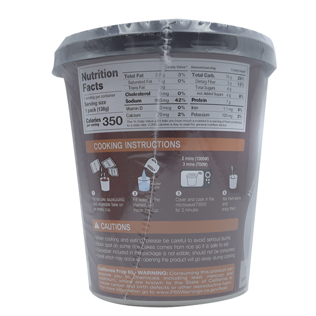 Topokki Jjajang K-Quick 138g (12 pzs)