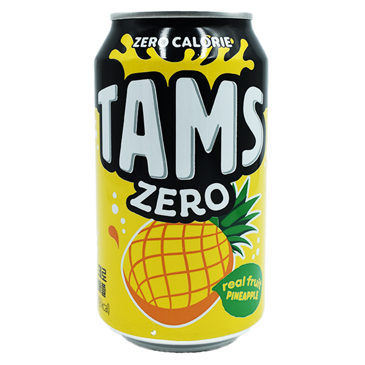 TAMS BEBIDA CARBONATADA SABOR PIÑA SIN AZUCAR LATA 355 ML (24 PZS)