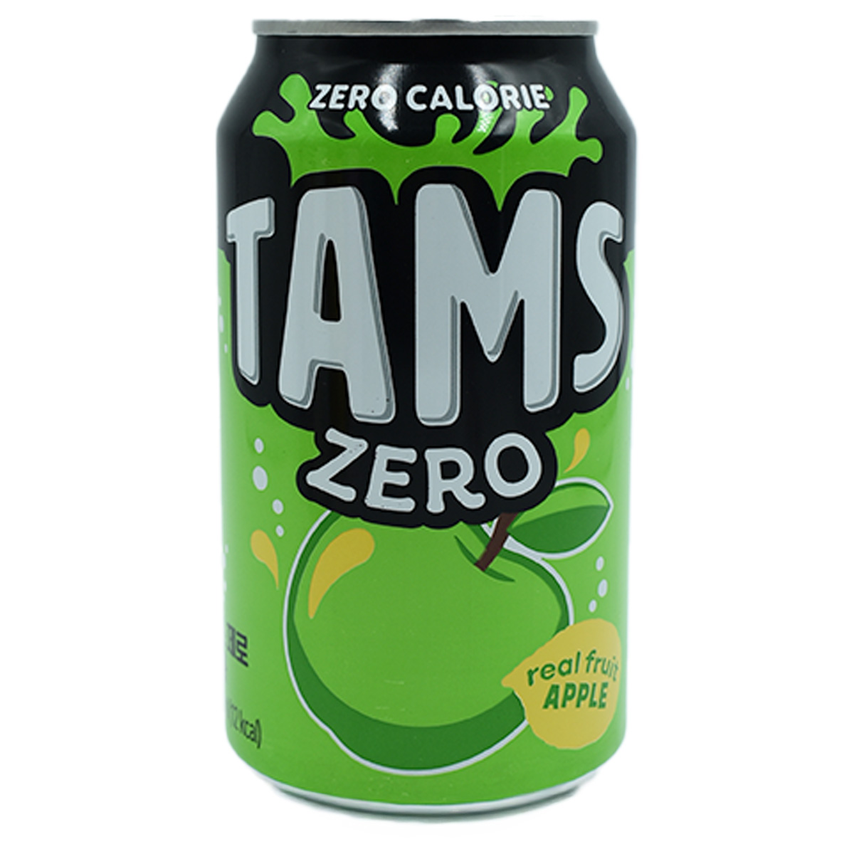 TAMS BEBIDA CARBONATADA SABOR MANZANA SIN AZUCAR LATA 355 ML (24 pzs)