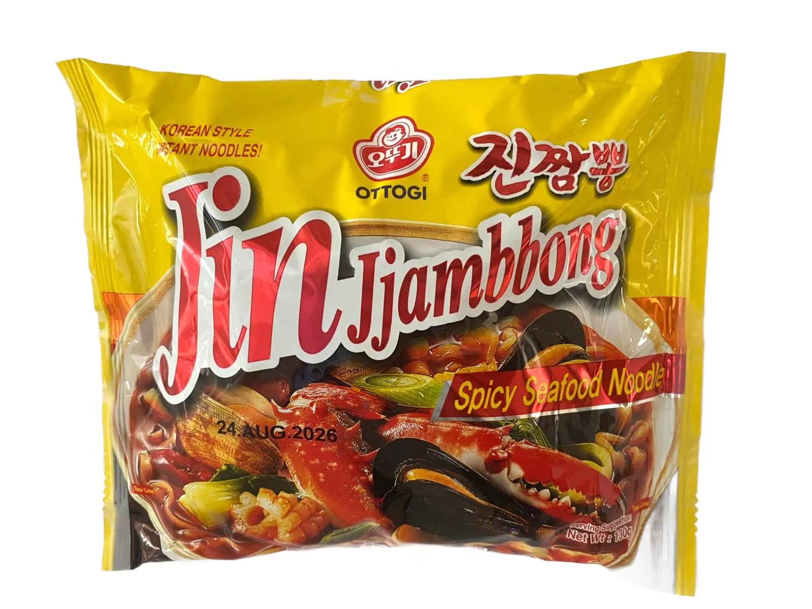JIN Jjambbong Ramen 130g 32 Piezas