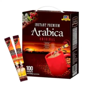 Café Instantáneo Arabica Original Mazel 1.2kg (100 sobres) / 8 cajas