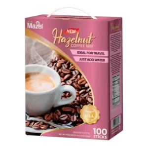 Café Instantáneo Avellana Mazel 1.2kg (100 sobres) / 8 cajas