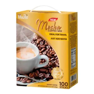Café instantáneo Moca Mazel 1.2kg (100 sobres) / 8 cajas