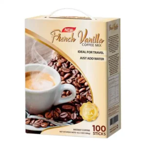 Café Instantáneo Vainilla Francesa Mazel 1.2kg (100 sobres) / 8 cajas