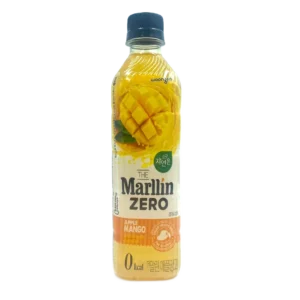 Bebida Coreana Marllin Zero Mango 500ml 20pz/ caja – Sin Azúcar, 0 Calorías