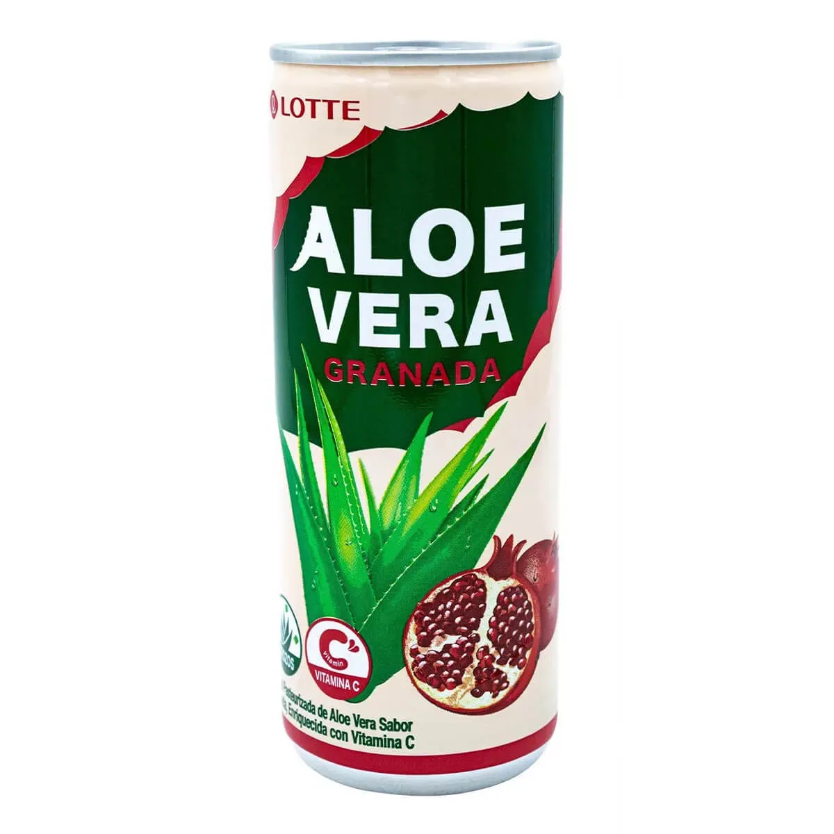 Bebida Aloe Vera con Granada Lotte 240ml (30pz)