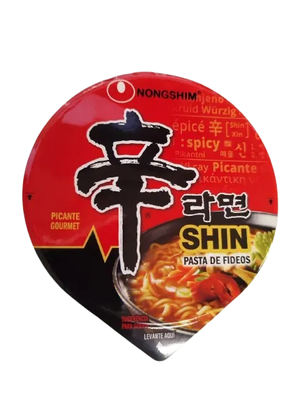 Nongshim Shin Ramyun Picante Cup 65g – Ramen Coreano Clásico en Vaso 6pzs