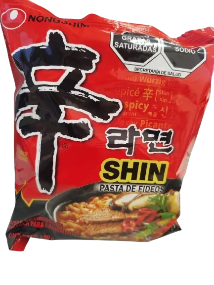 Nongshim Shin Ramyun Picante 120g – Ramen Coreano Clásico Extra Picante 10pzs