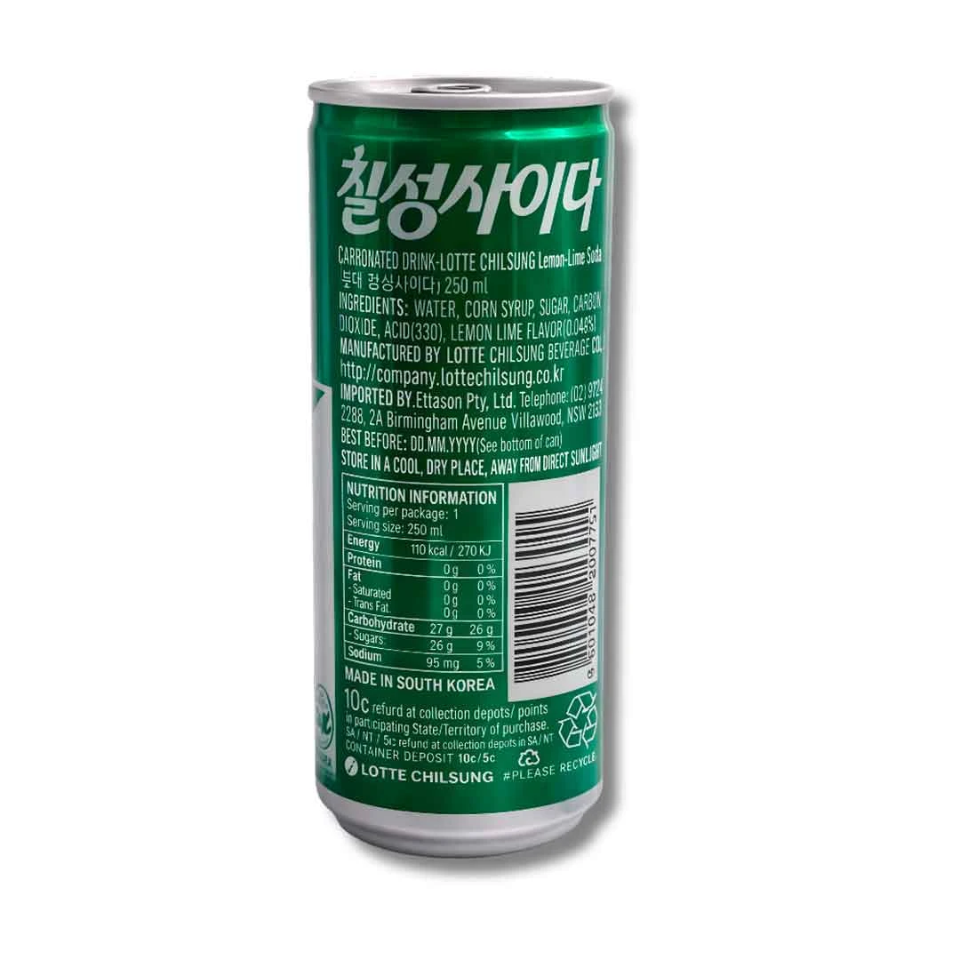 CHILSUNG SODA 30 pzs.