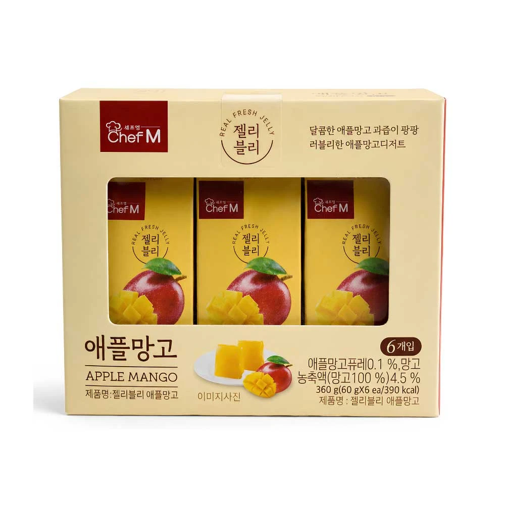 Jelly Vely Apple Mango 360g (12 piezas)