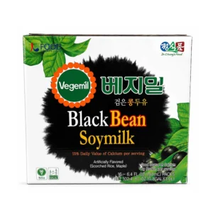 Vegemil Black Leche de Soya 190ml – Paquete con 16 Piezas