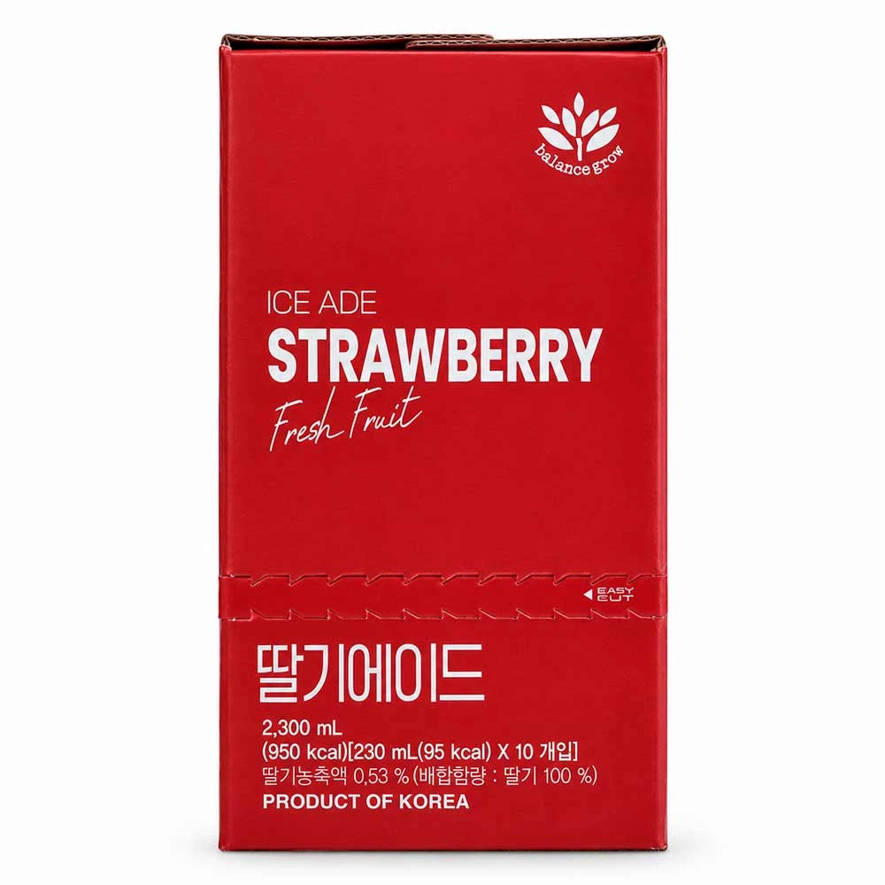 Balance Grow Bebida Sabor Fresa 230 ml (10pz)