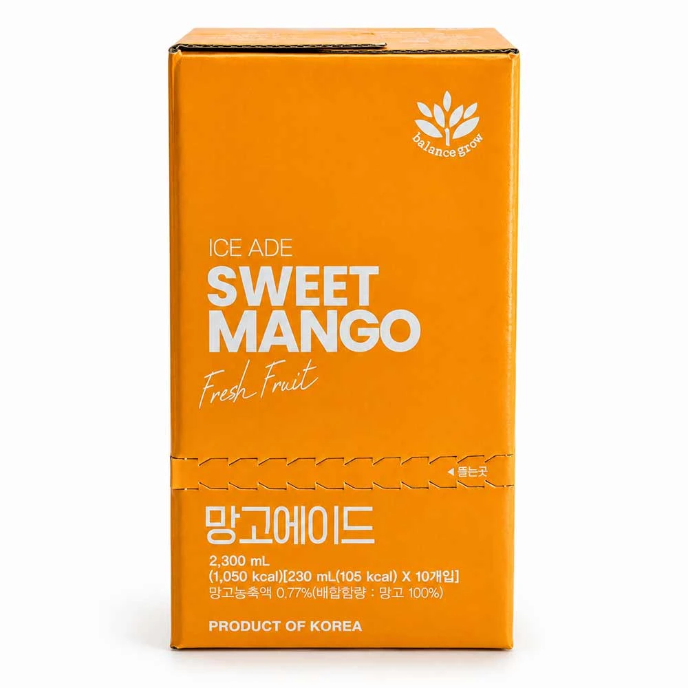 Balance Grow Bebida Sabor Mango 230 ml (10 piezas)